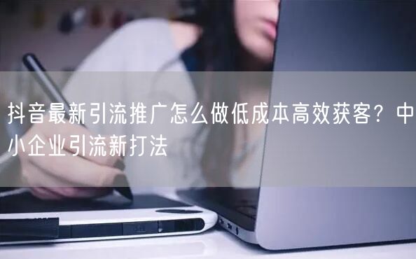 抖音最新引流推广怎么做低成本高效获客？中小企业引流新打法