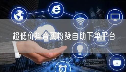 超低价抖音买粉赞自助下单平台