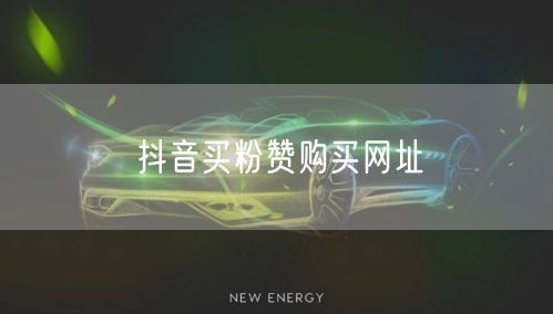抖音买粉赞购买网址
