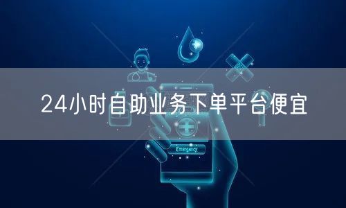 24小时自助业务下单平台便宜
