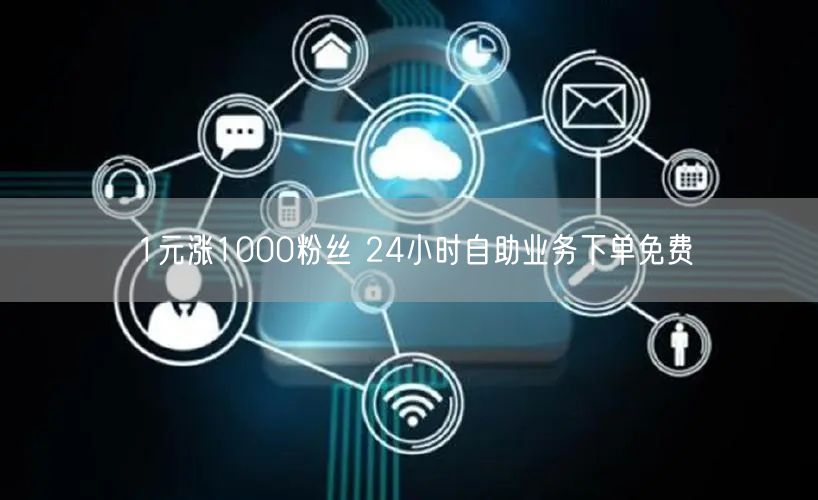 1元涨1000粉丝 24小时自助业务下单免费