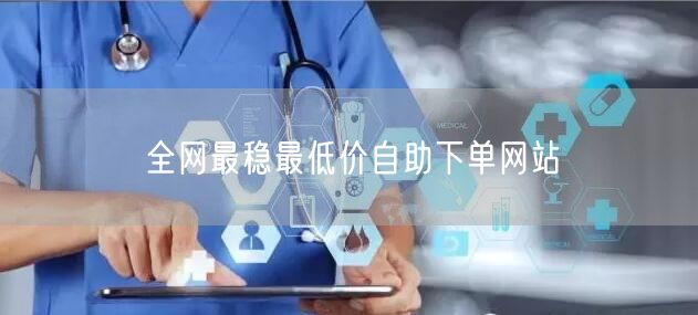 全网最稳最低价自助下单网站