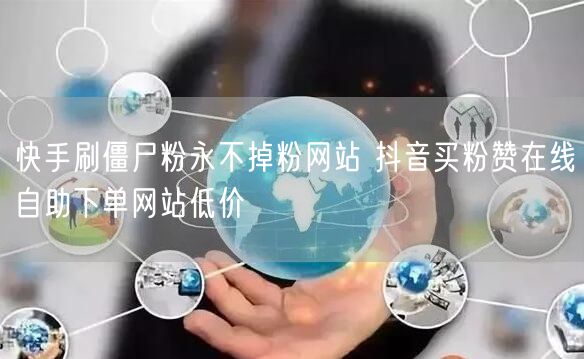 快手刷僵尸粉永不掉粉网站 抖音买粉赞在线自助下单网站低价
