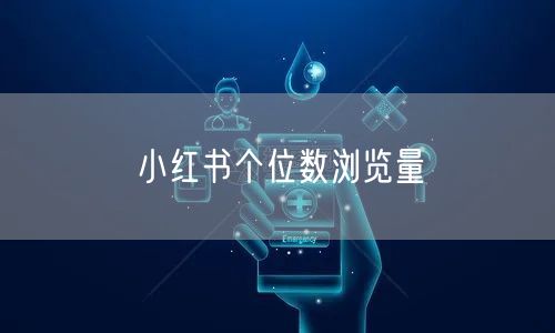 小红书个位数浏览量