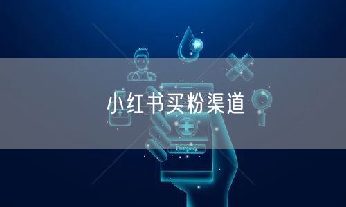 小红书买粉渠道