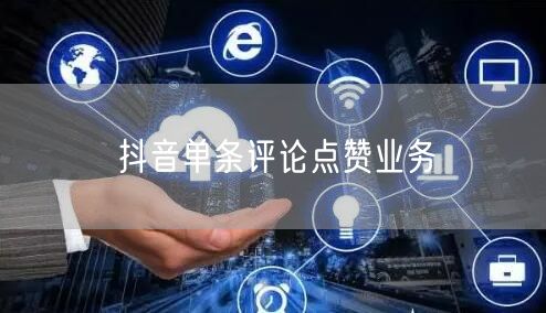 抖音单条评论点赞业务