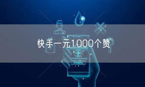 快手一元1000个赞