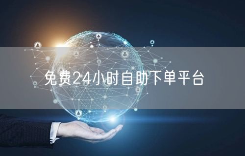 免费24小时自助下单平台