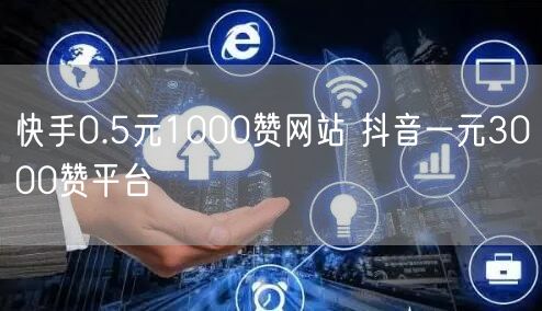 快手0.5元1000赞网站 抖音一元3000赞平台