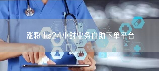 涨粉 ks24小时业务自助下单平台