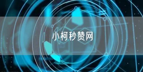 小柯秒赞网