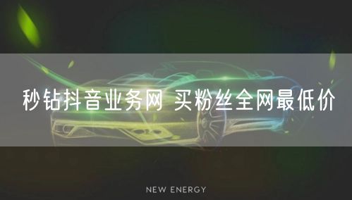 秒钻抖音业务网 买粉丝全网最低价