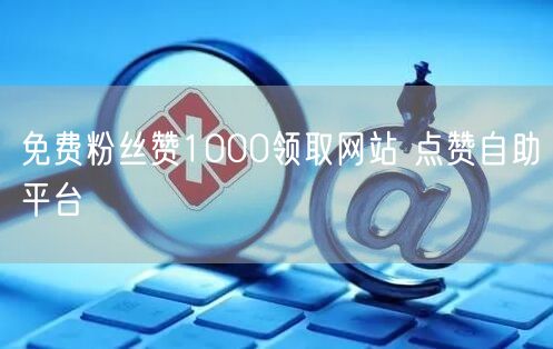 免费粉丝赞1000领取网站 点赞自助平台