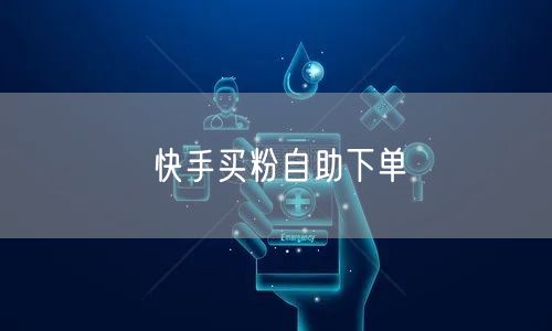 快手买粉自助下单