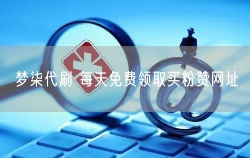 梦柒代刷 每天免费领取买粉赞网址