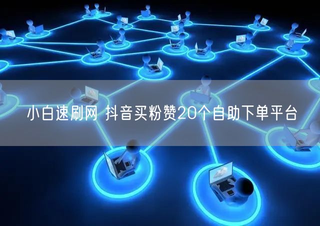 小白速刷网 抖音买粉赞20个自助下单平台