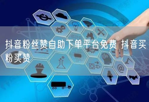 抖音粉丝赞自助下单平台免费 抖音买粉买赞