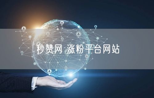 秒赞网 涨粉平台网站