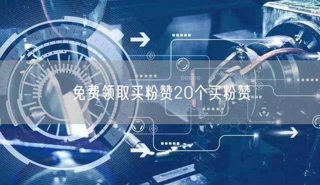 免费领取买粉赞20个买粉赞