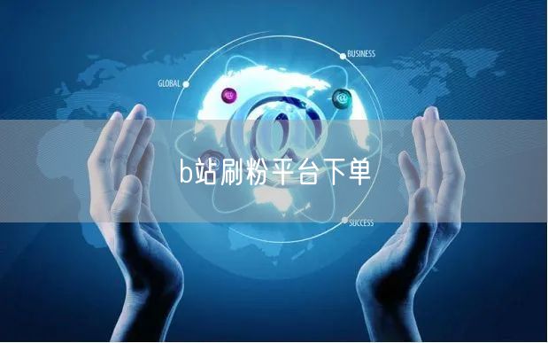 b站刷粉平台下单