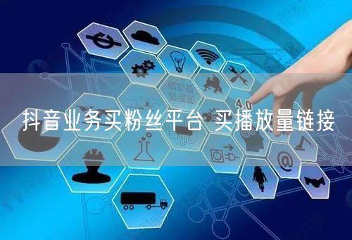 抖音业务买粉丝平台 买播放量链接