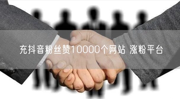 充抖音粉丝赞10000个网站 涨粉平台